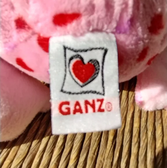 Ganz Webkinz Love Frog HM144 Valentine's Day Pink W/ Hearts No Code - Picture 8 of 13